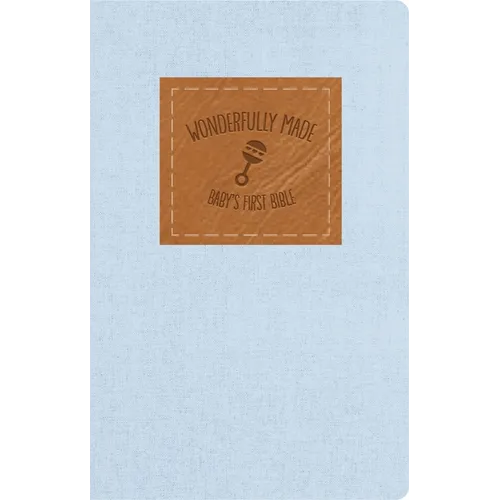 Kjv, Wonderfully Made New Testament and Psalms: Baby Boy's First Bible, Flexcover, Blue - Paperback