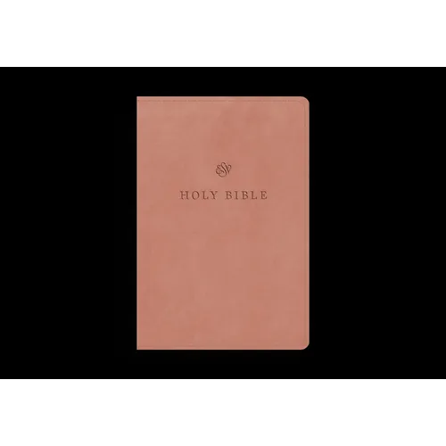 ESV Large Print Compact Bible (Trutone, Blush Rose)