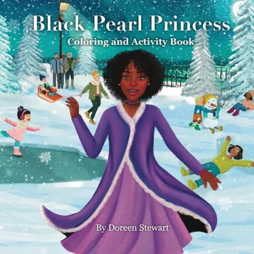 Black Pearl Princess Coloring and Activity Book - Paperback