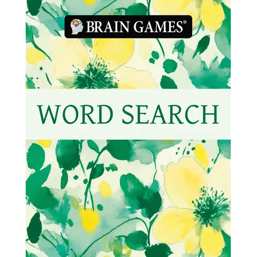 Brain Games - Take-Along - Word Search (Watercolor Floral Design) - Paperback