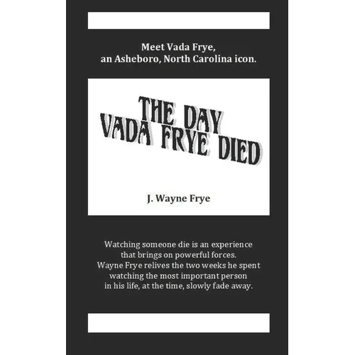 The Day Vada Frye Died - Paperback