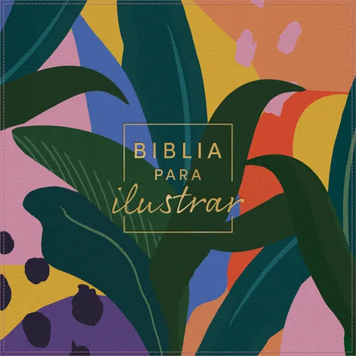 Rvr 1960 Biblia Para Ilustrar, Floral Símil Piel - Spiral
