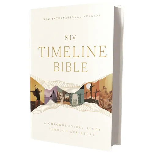Niv, Timeline Bible, Hardcover, Red Letter, Comfort Print: A Chronological Study Through Scripture - Hardcover