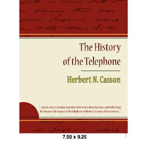 The History of the Telephone - Paperback