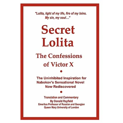 Secret Lolita: The Confessions of Victor X - Paperback