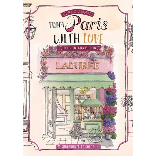 Urban Anna's from Paris with Love Coloring Book