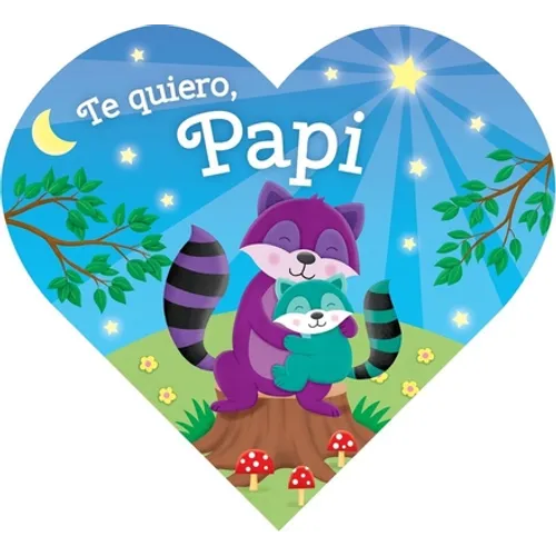 Heart-Shaped BB - I Love Daddy (Spanish) - Board Book