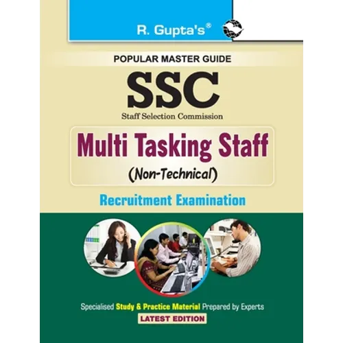 Ssc: Multi Tasking Staff (NonTechnical) Paper I & II Recruitment Exam Guide - Paperback