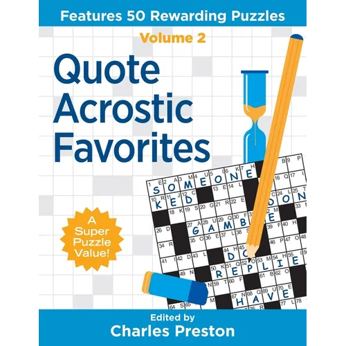 Quote Acrostic Favorites: Features 50 Rewarding Puzzles