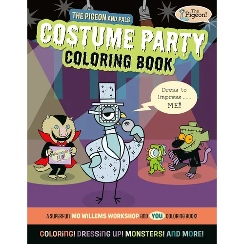 The Pigeon and Pals Costume Party Coloring Book - Paperback