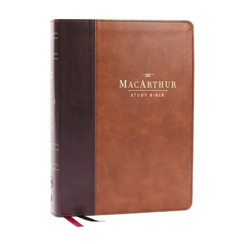 Lsb, MacArthur Study Bible, Brown Leathersoft, Comfort Print: Unleashing God's Truth One Verse at a Time (Holy Bible, Legacy Standard Bible) - Imitation Leather