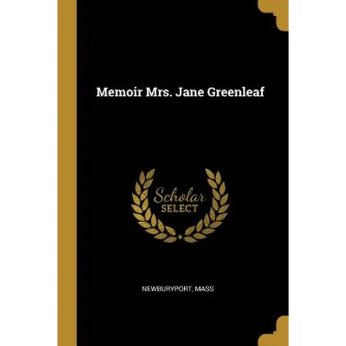 Memoir Mrs. Jane Greenleaf - Paperback