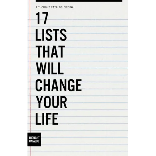 17 Lists That Will Change Your Life - Paperback