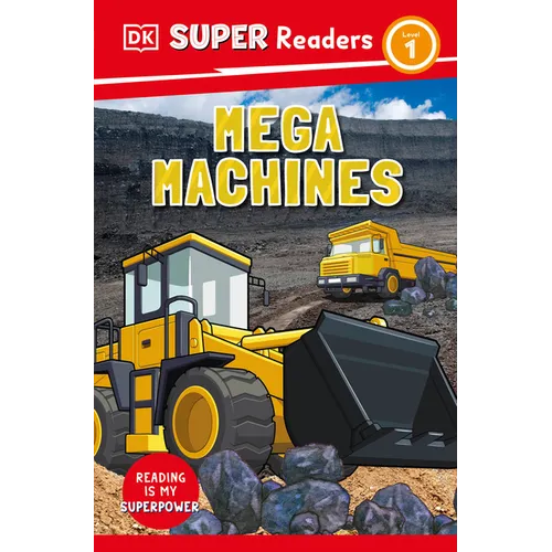 DK Super Readers Level 1 Mega Machines - Paperback