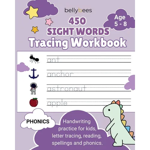 450 Sight Words Tracing Workbook - Paperback