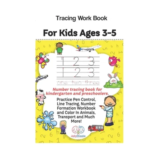 Kids Number Tracing Book: Number Tracing Book - Paperback