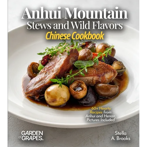 Anhui Mountain Stews and Wild Flavors, Chinese Cookbook: 60+ Hearty Recipes from Anhui and Henan, Pictures Included - Paperback