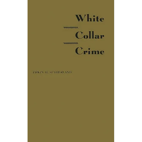 White Collar Crime - Hardcover