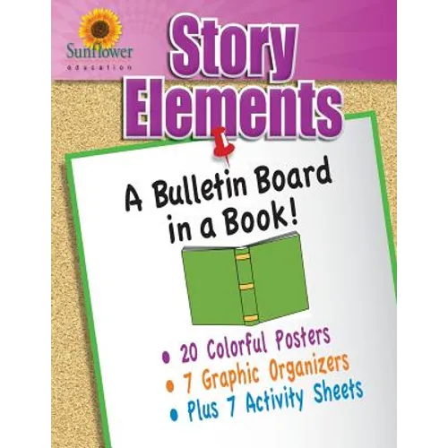 Story Elements: A Bulletin Board in a Book! - Paperback