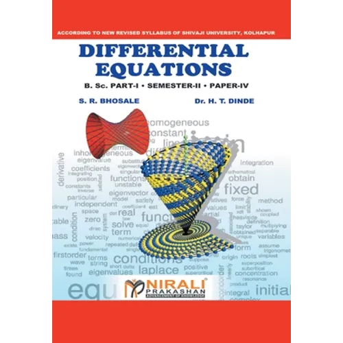B.Sc. Part - I: Sem. - II: Differential Equations (Mathematics Paper - IV) - Paperback