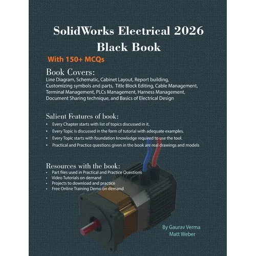 SolidWorks Electrical 2026 Black Book - Paperback