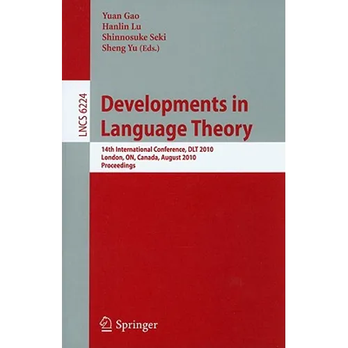 Developments in Language Theory - Paperback