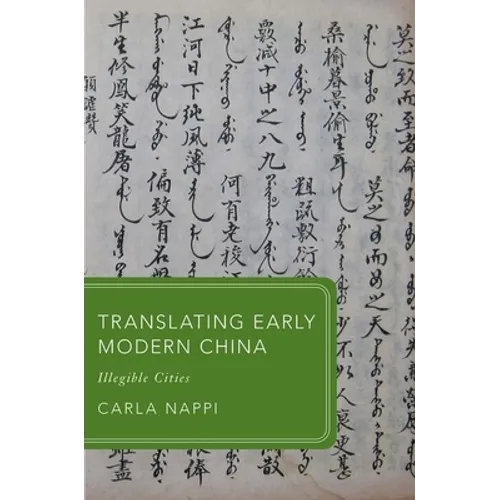 Translating Early Modern China Gla C