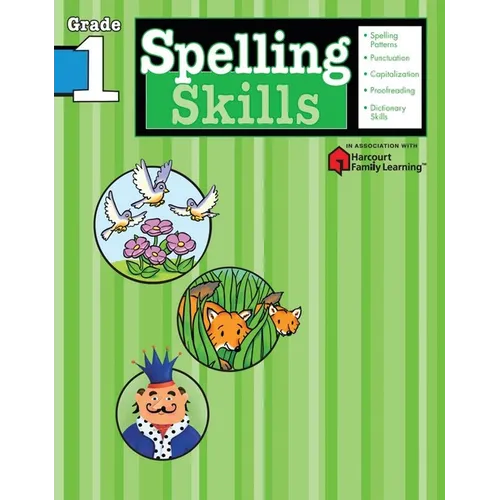 Spelling Skills: Grade 1 (Flash Kids Harcourt Family Learning) - Paperback