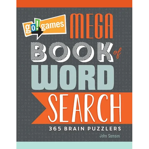 Go!games Mega Book of Word Search: 365 Brain Puzzlers - Paperback