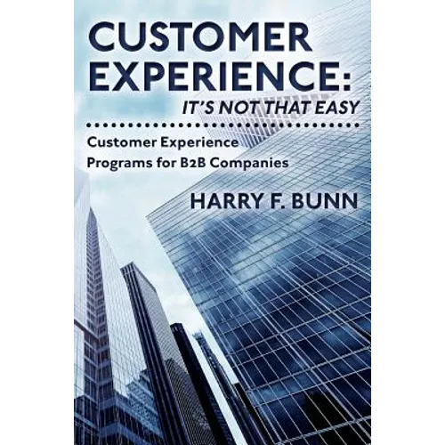 Customer Experience: It's Not That Easy: Customer Experience Programs for B2B Companies - Paperback