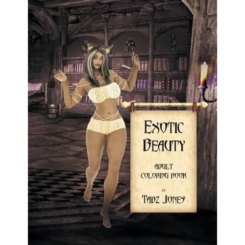 Exotic Beauty Adult Coloring Book - Paperback