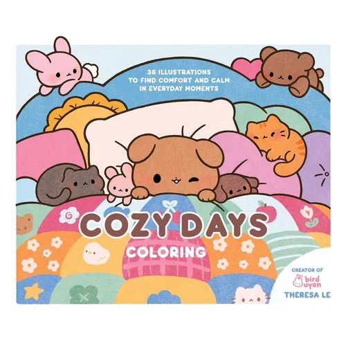 Cozy Days Coloring: 36 Illustrations to Find Comfort and Calm in Everyday Moments - Paperback
