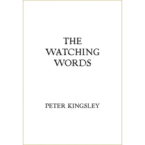 The Watching Words - Hardcover