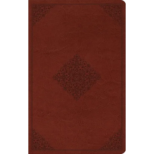 ESV Large Print Value Thinline Bible (Trutone, Tan, Ornament Design) - Imitation Leather