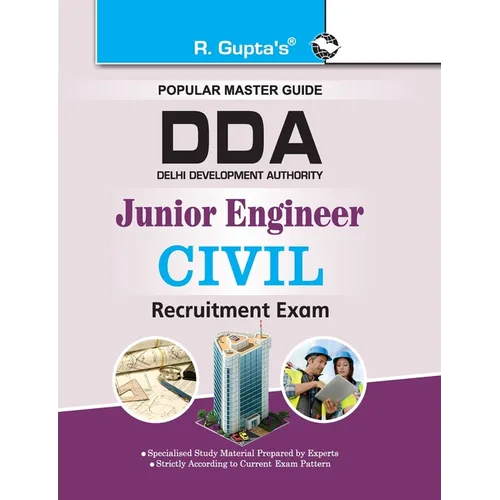 Dda: Junior Engineer (Civil) Recruitment Exam Guide - Paperback