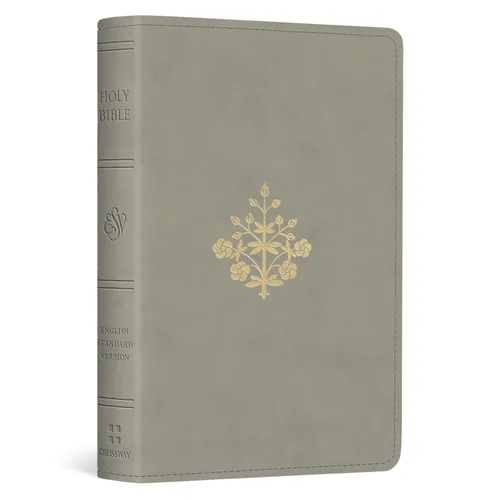 ESV Vest Pocket New Testament with Psalms and Proverbs, Red Letter (Trutone, Stone, Branch Design) - Imitation Leather
