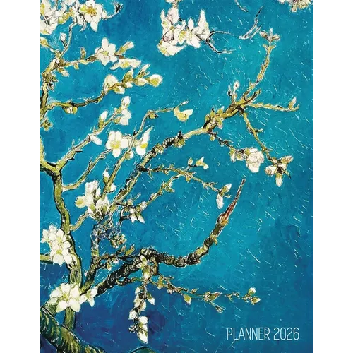 Vincent Van Gogh Planner 2026: Almond Blossom Painting Artistic Post-Impressionism Art Organizer: January-December (12 Months) - Paperback
