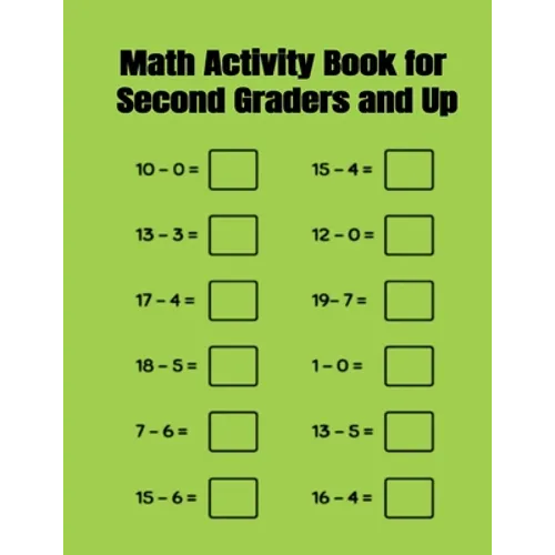 Math Activity Book for Second Graders and Up - Paperback