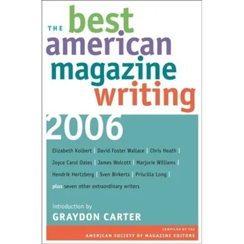 The Best American Magazine Writing - Paperback