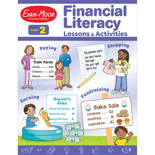 Financial Literacy Lessons and Activities, Grade 2 - Paperback