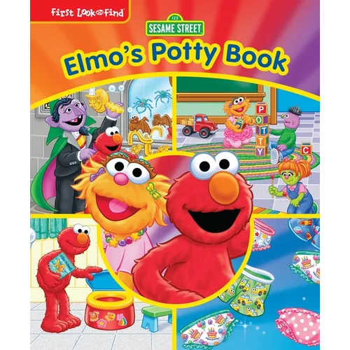 Sesame Street Elmo's Potty Book: First Look and Find - Library Binding