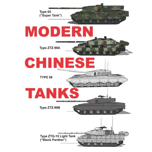 Modern Chinese Tanks: Printed Full Size in COLOR - Paperback