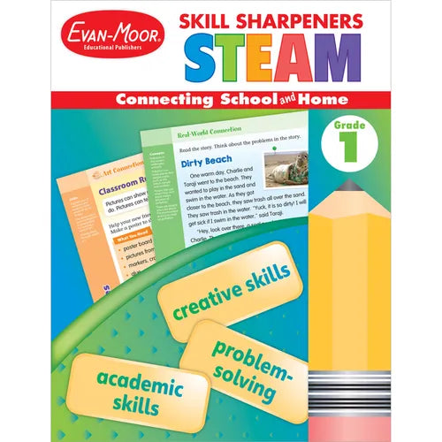 Skill Sharpeners: Steam, Grade 1 - Paperback