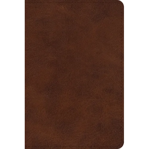 ESV Large Print Bible (Trutone, Deep Brown) - Imitation Leather