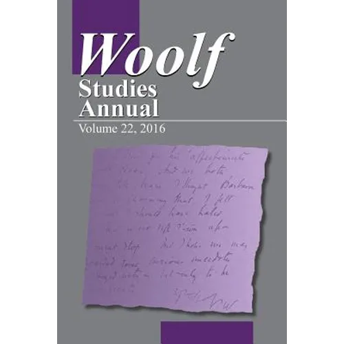 Woolf Studies Annual Volume 22 - Paperback