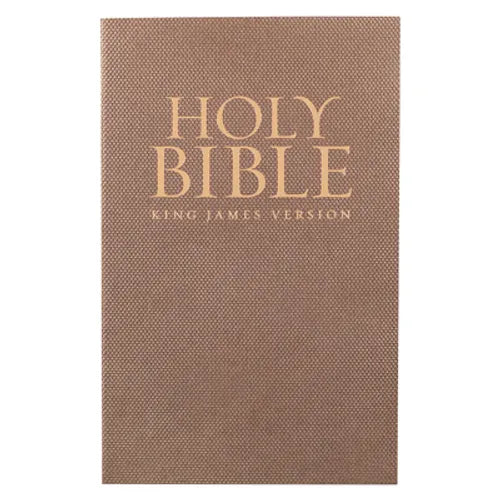KJV Budget Gift & Award Soft Cover Antique Gold - Imitation Leather