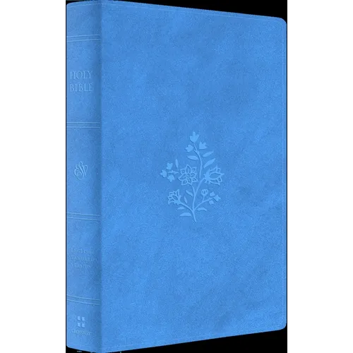 ESV Giant Print Personal Size Bible (Trutone, Nubuck Caramel, Wildflower Design) - Imitation Leather