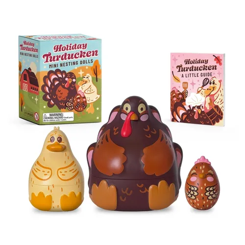 Holiday Turducken Mini Nesting Dolls - Paperback