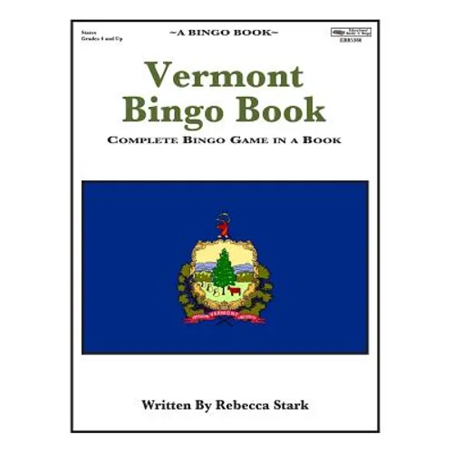 Vermont Bingo Book: Complete Bingo Game In A Book - Paperback