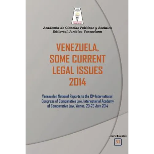 Venezuela. Some Current Legal Issues 2014 - Paperback